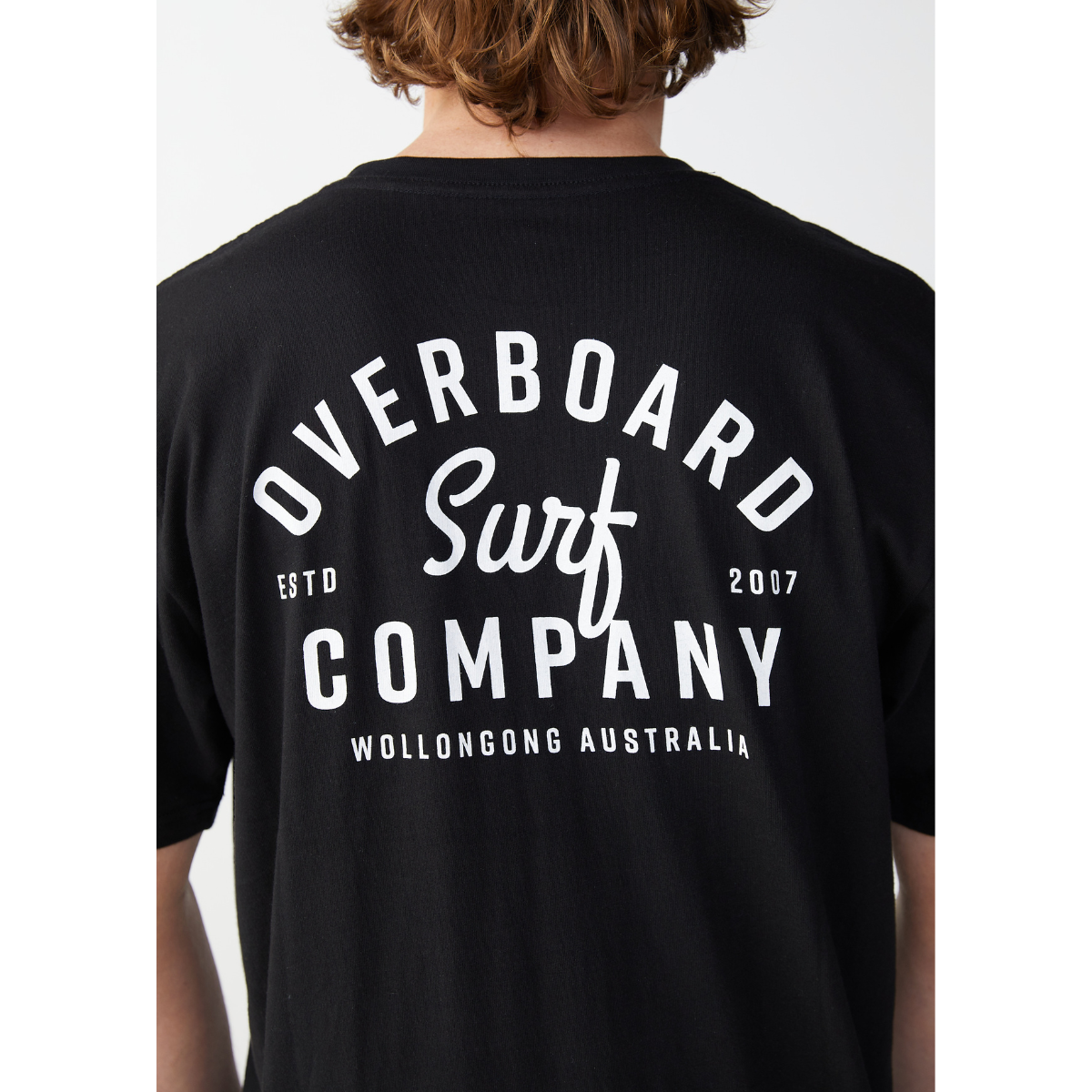 Overboard Surf Hustle Mens T-Shirt - Black