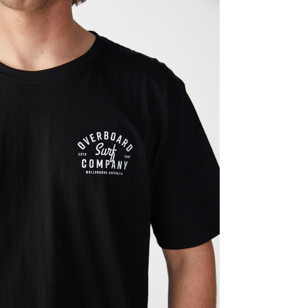 Overboard Surf Hustle Mens T-Shirt - Black