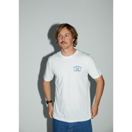 Overboard Surf Hustle Mens T-Shirt - White