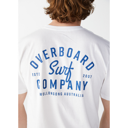 Overboard Surf Hustle Mens T-Shirt - White