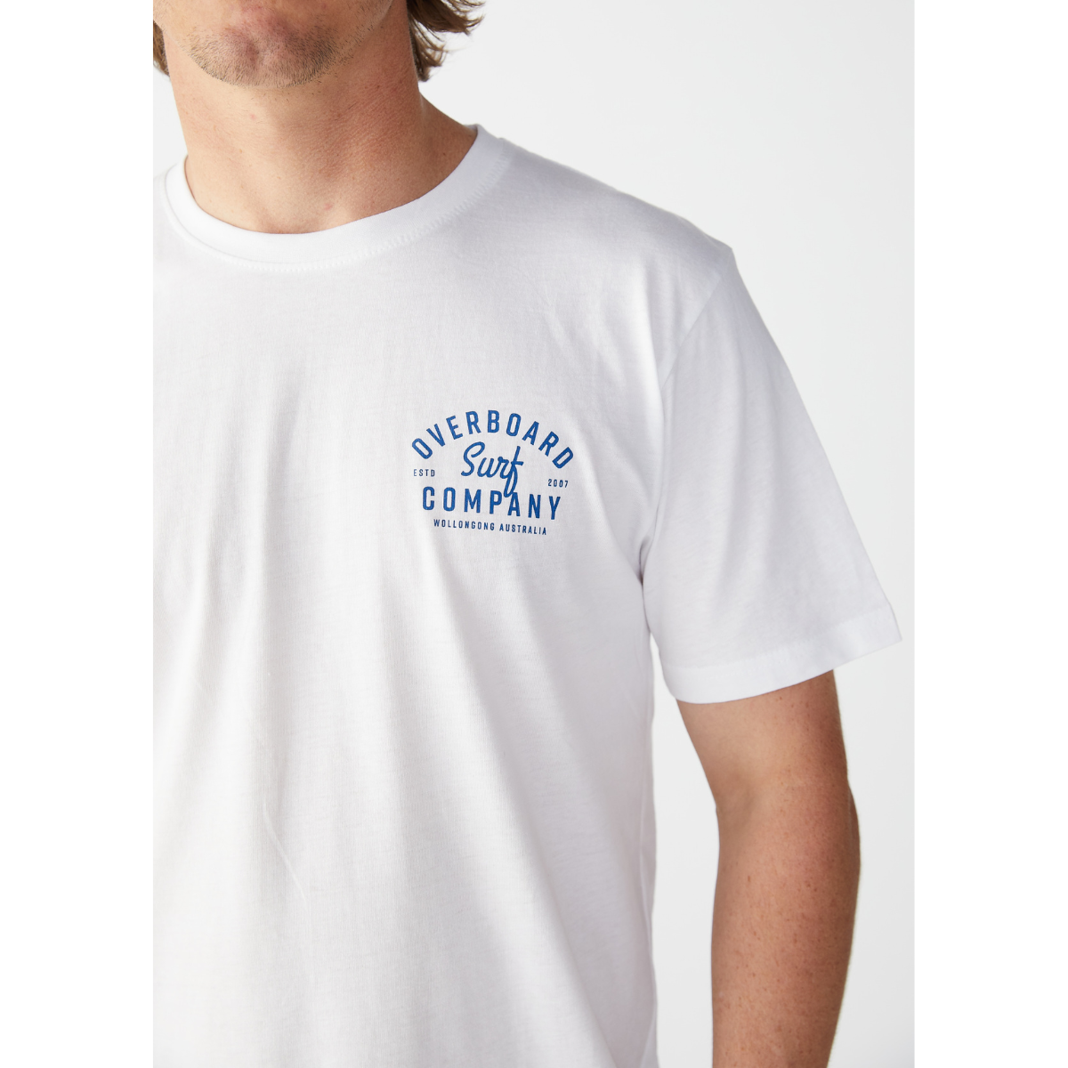 Overboard Surf Hustle Mens T-Shirt - White