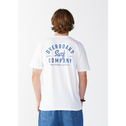 Overboard Surf Hustle Mens T-Shirt - White