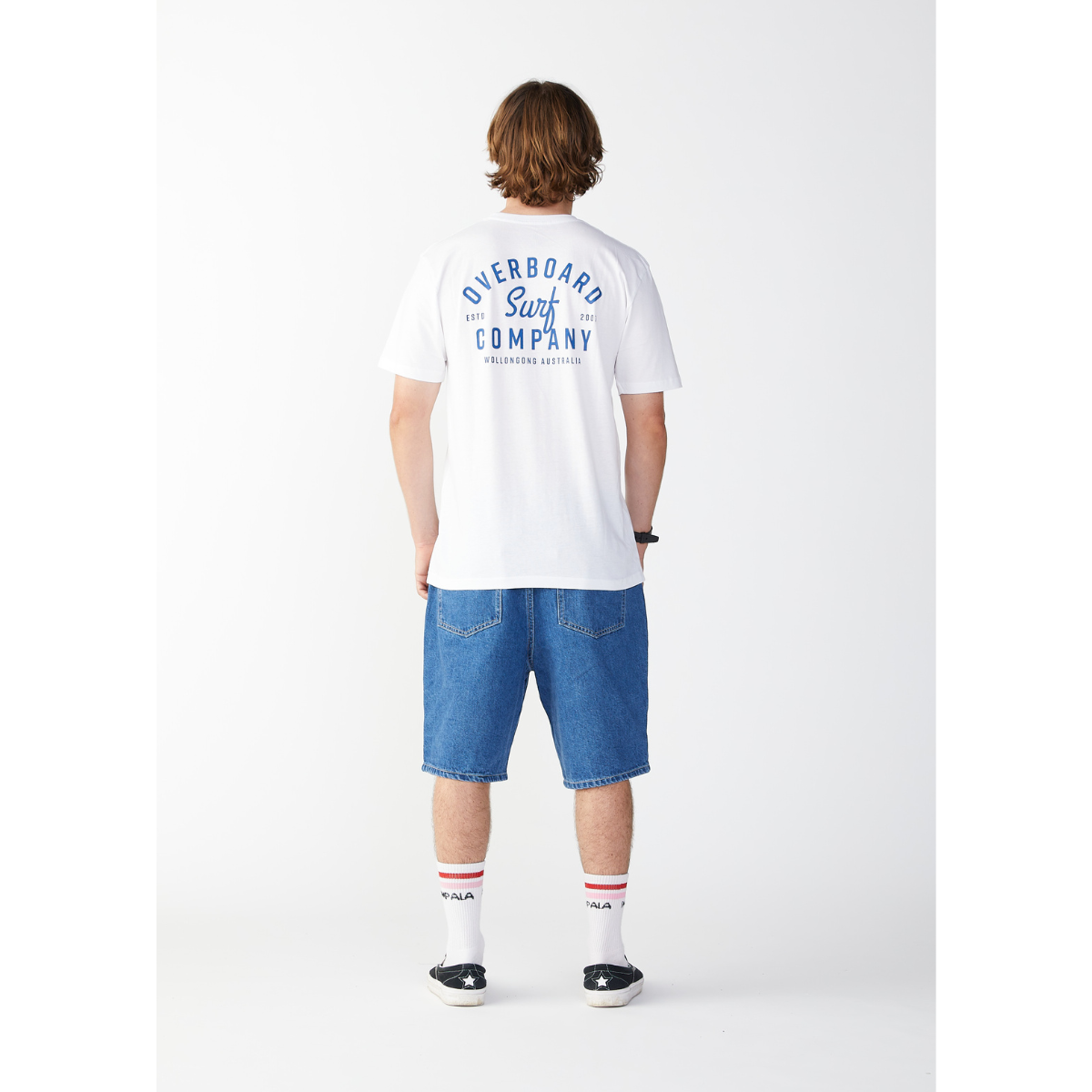 Overboard Surf Hustle Mens T-Shirt - White