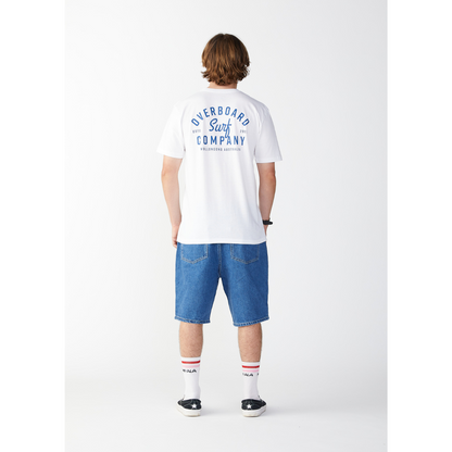Overboard Surf Hustle Mens T-Shirt - White