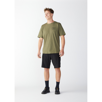 Overboard Surf Hustle Mens T-Shirt - Khaki