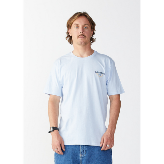 Overboard Surf Coal Coast Mens T-Shirt - Sky Blue