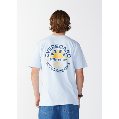 Overboard Surf Coal Coast Mens T-Shirt - Sky Blue