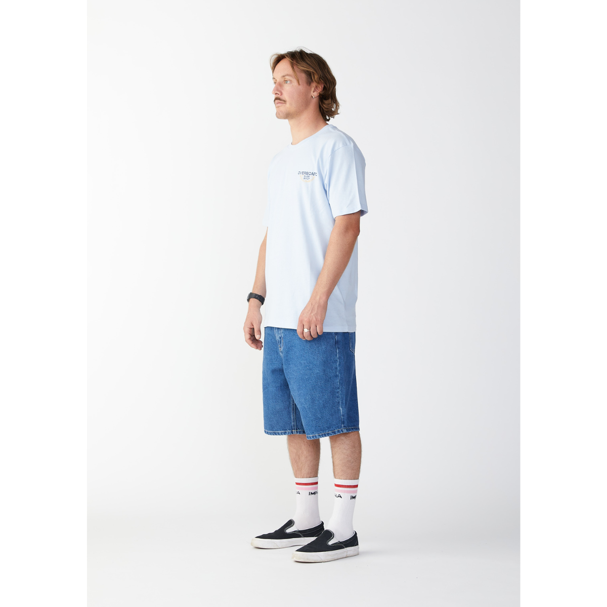 Overboard Surf Coal Coast Mens T-Shirt - Sky Blue