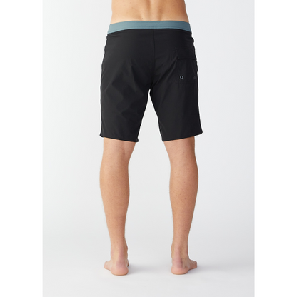 Overboard Tea Tree 19" Boardshort - Black