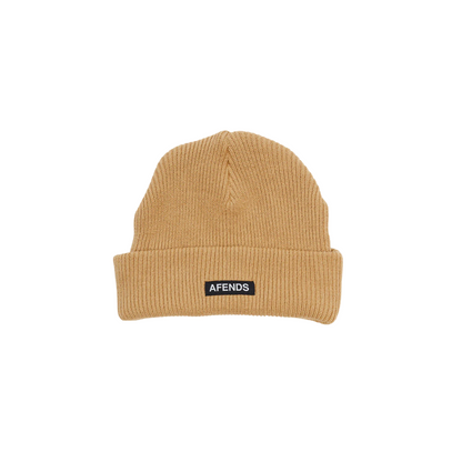 Afends Home Town Recycled Beanie - Chestnut