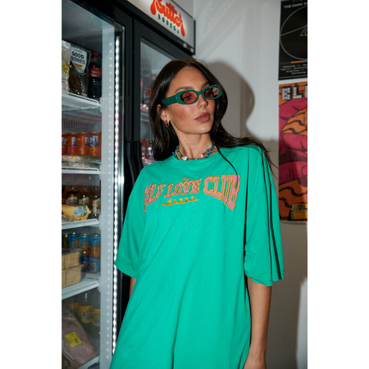 Sabbi The Very Oversized Self Love Club Tee - Green