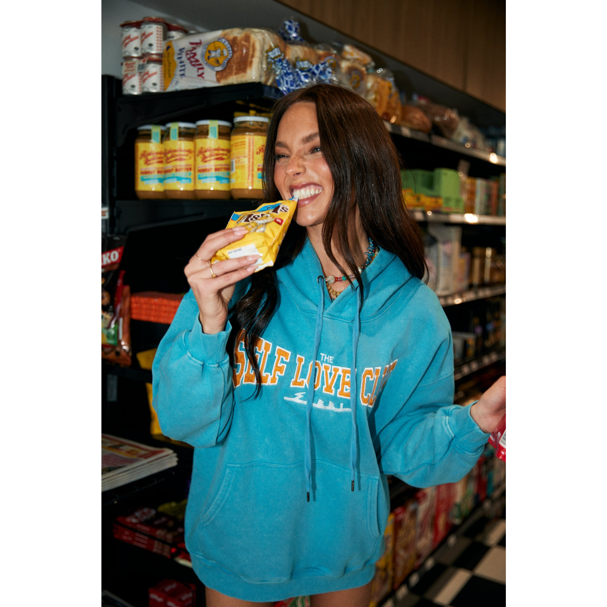 Sabbi Self Love Club Hoodie - Blue