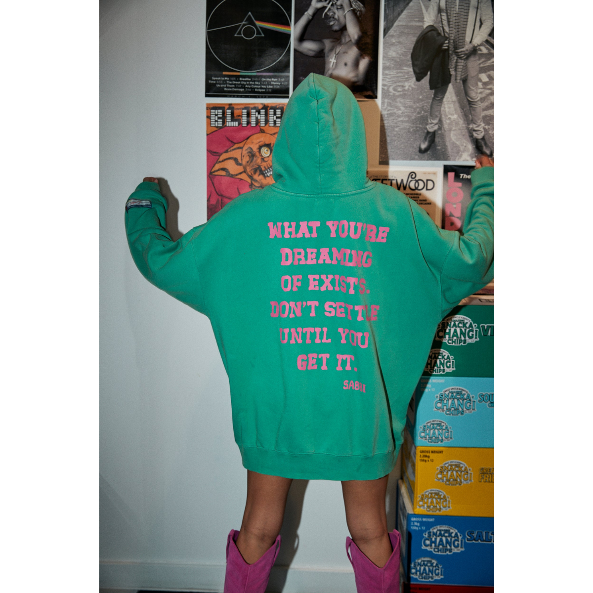Sabbi Self Love Club Hoodie - Green