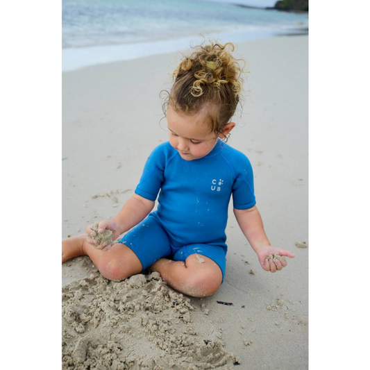 Cub 1.5mm Toddlers Springsuit - Sky Blue