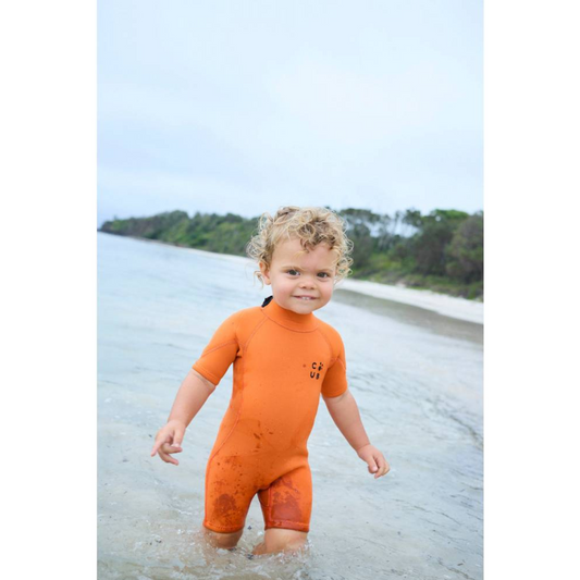 Cub 1.5mm Toddlers Springsuit - Flame Orange