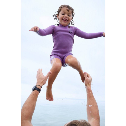 Cub 1.5mm Long Sleeve Toddlers Springsuit - Fuchsia
