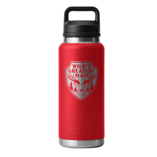 Yeti 36oz Bottle with Chug Cap (1065ml) - Wilds Greatest Dad - Fathers Day Limited Edition (Copy)