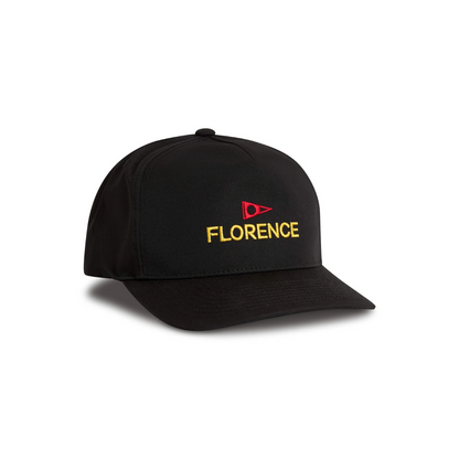 Florence Logo 2 Twill Cap - Black