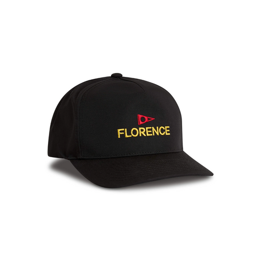 Florence Logo 2 Twill Cap - Black