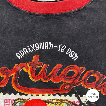 Sabbi The Very Oversized Love Notes Tee - Portugal - Black