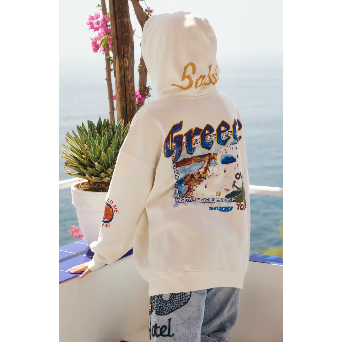Sabbi The Love Notes Greece Hoodie - Mashmallow