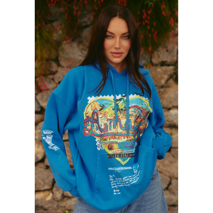 Sabbi The Love Notes Amalfi Hoodie - Blue
