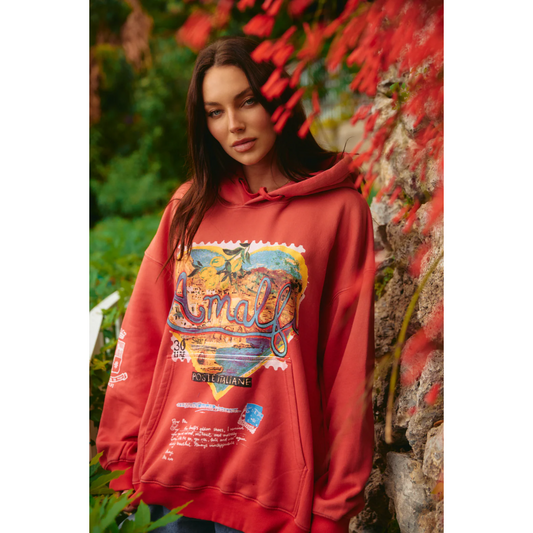 Sabbi The Love Notes Amalfi Hoodie - Red -