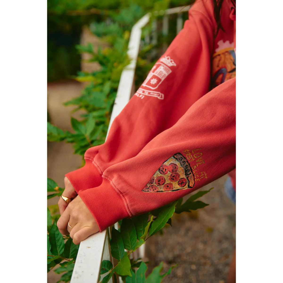 Sabbi The Love Notes Amalfi Hoodie - Red -
