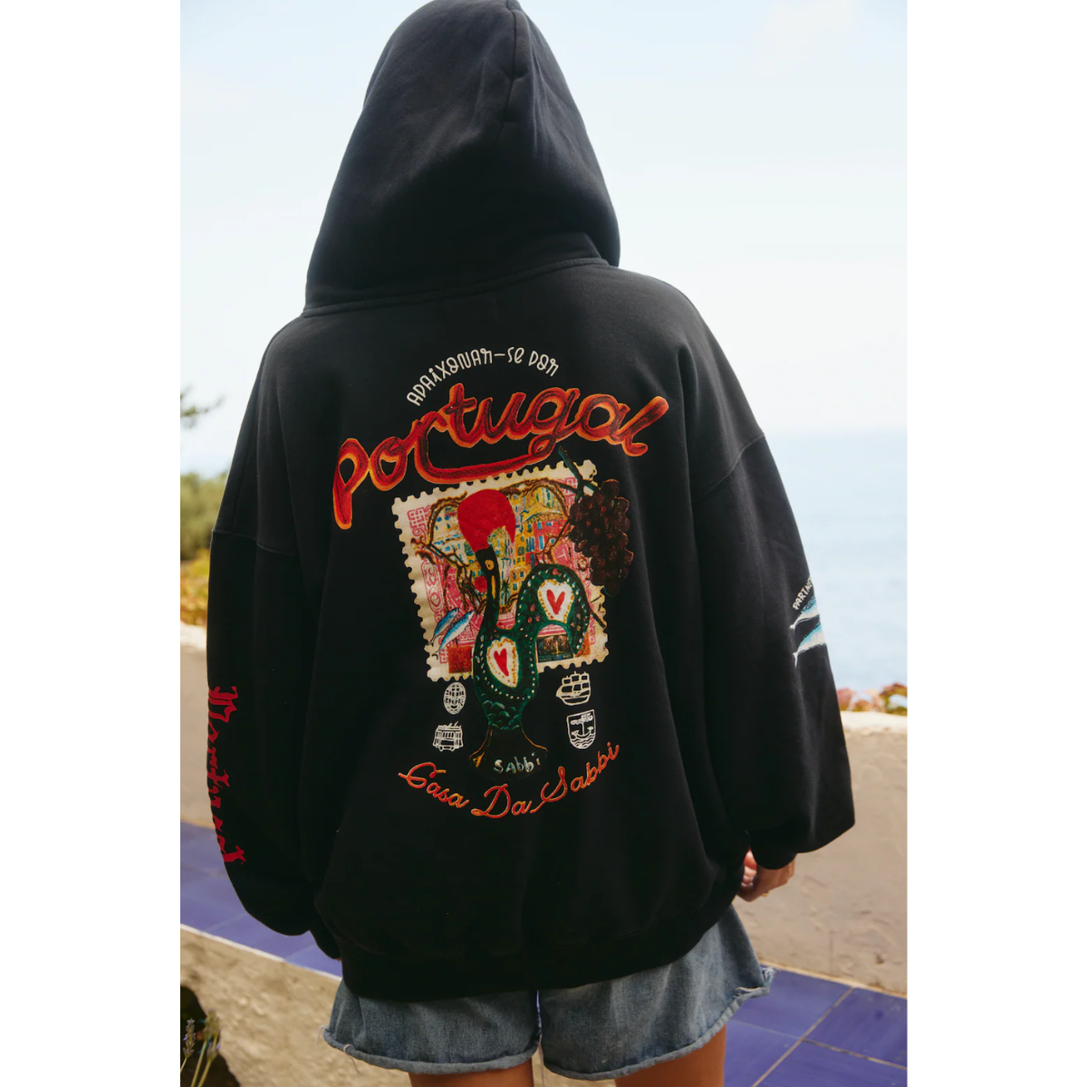 Sabbi The Love Notes Portugal Hoodie - Black