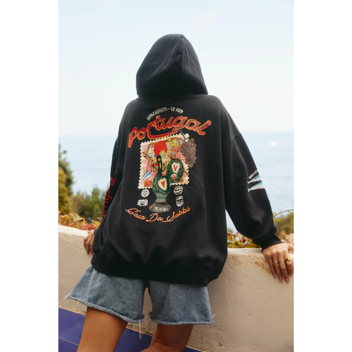 Sabbi The Love Notes Portugal Hoodie - Black