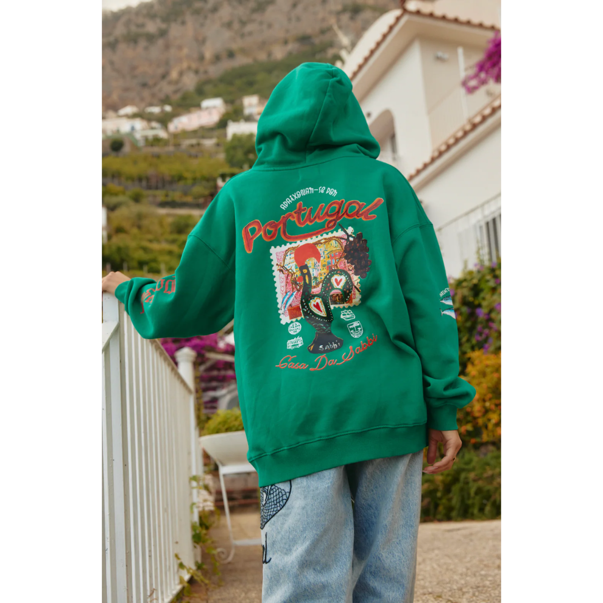 Sabbi The Love Notes Portugal Hoodie - Green