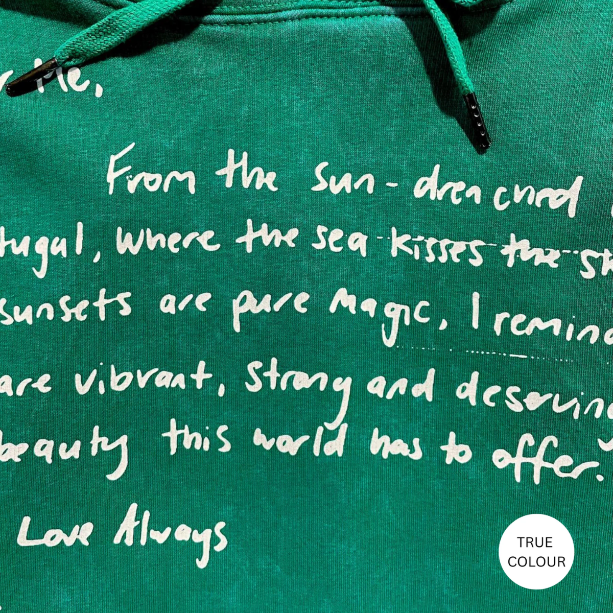 Sabbi The Love Notes Portugal Hoodie - Green
