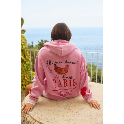 Sabbi The Love Notes Paris Hoodie - Pink