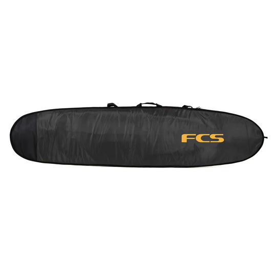FCS Classic Long Board Cover - Black/Mango