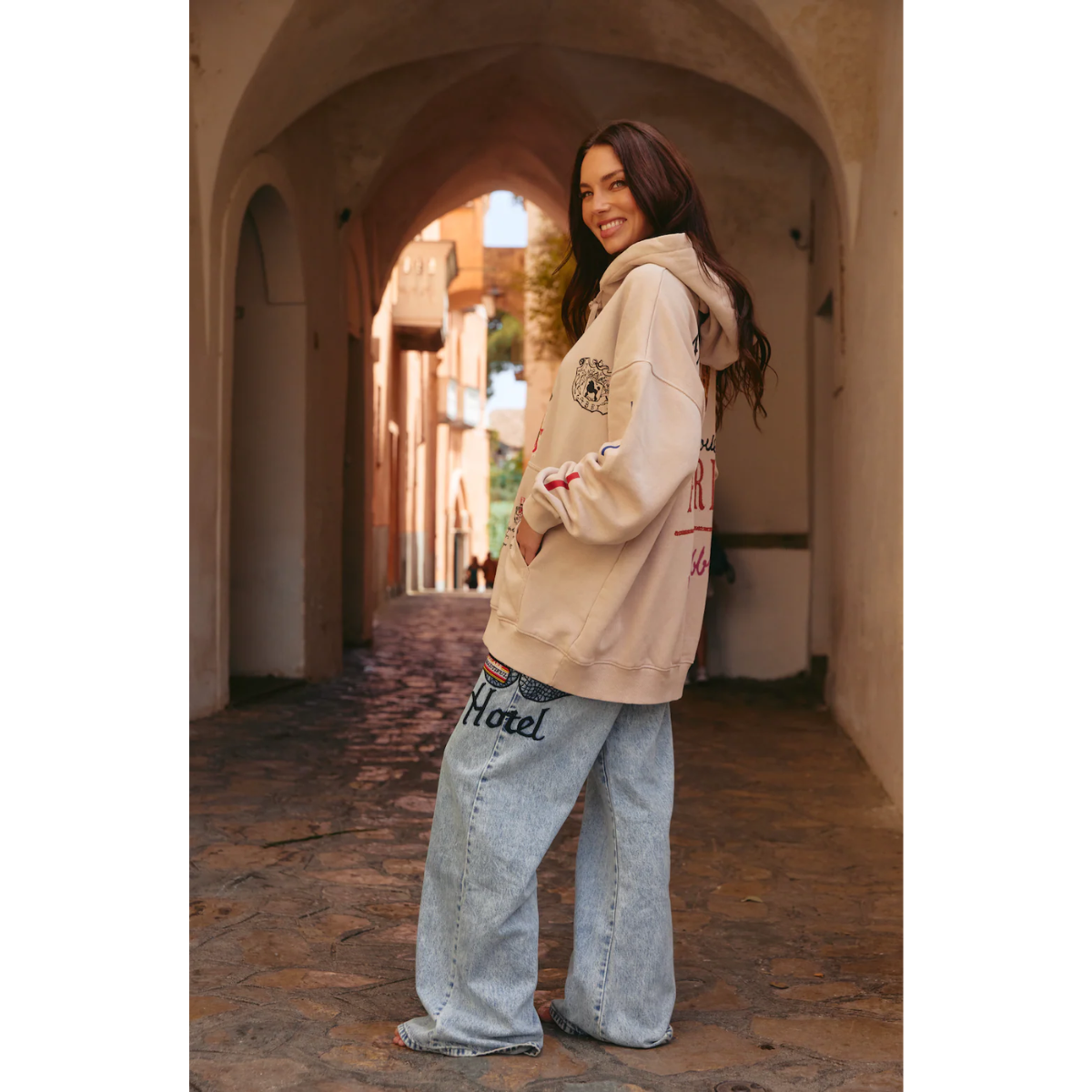 Sabbi The Love Notes Paris Hoodie - Sand