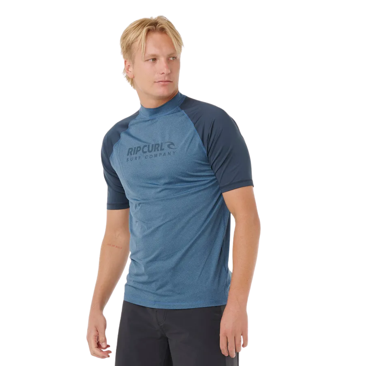 Rip Curl Mens Shock UPF50 Short Sleeve Rash Vest