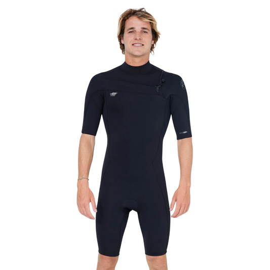 O'Neill Men's Defender 2mm GBS Spring Suit Chest Zip - Black