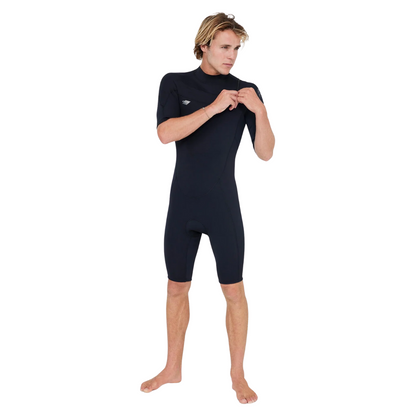 O'Neill Men's Defender 2mm GBS Spring Suit Chest Zip - Black