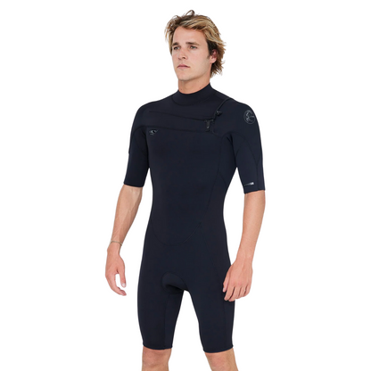 O'Neill Men's Defender 2mm GBS Spring Suit Chest Zip - Black