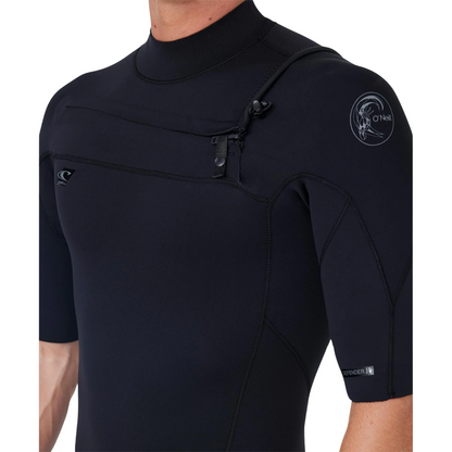 O'Neill Men's Defender 2mm GBS Spring Suit Chest Zip - Black