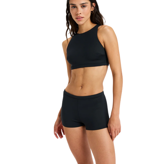 Roxy Womens Pro Wave Boy Leg Bikini Bottom