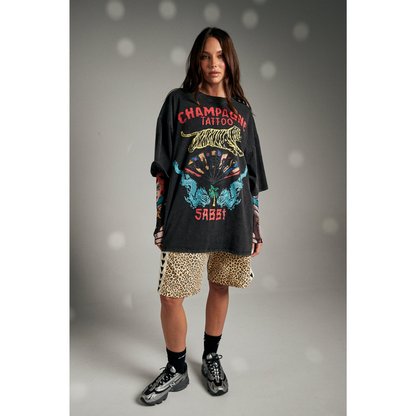 Sabbi Heart Breaker Jorts - Leopard Print - Launching 17th Sept at 7pm