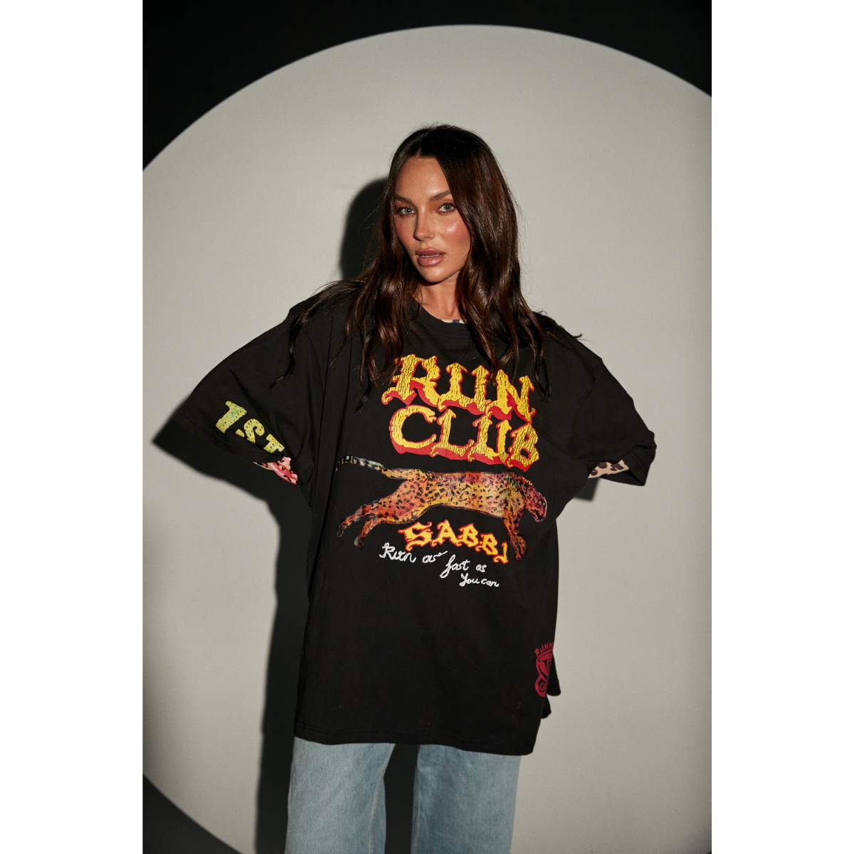 Sabbi Run Club Tee - Black - Launching 17th Sept at 7pm