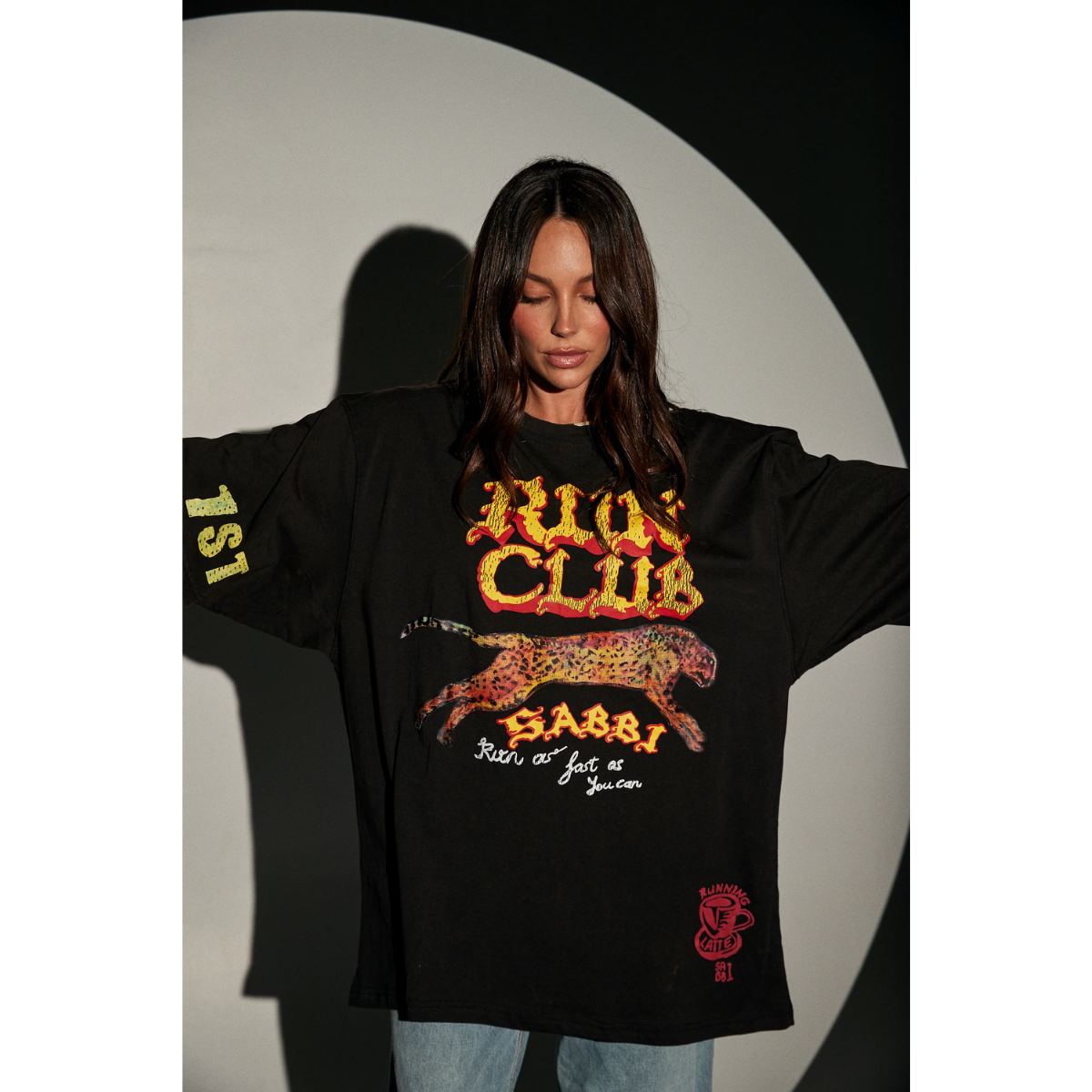 Sabbi Run Club Tee - Black - Launching 17th Sept at 7pm