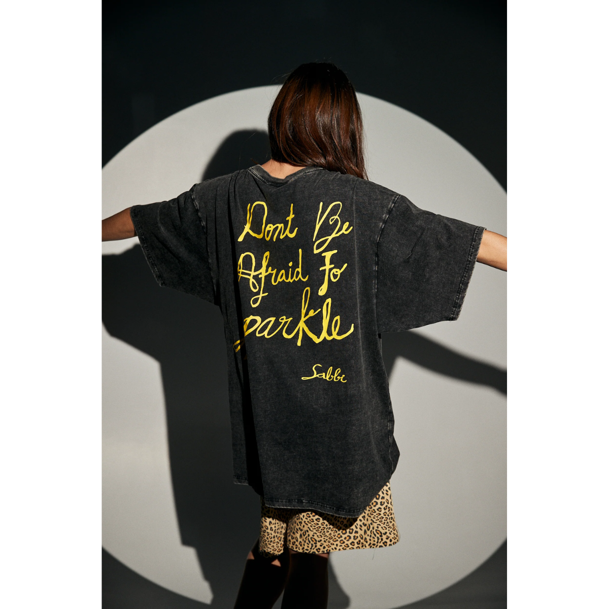 Sabbi Sparkle Titty Tee - Black - Launching 17th Sept at 7pm