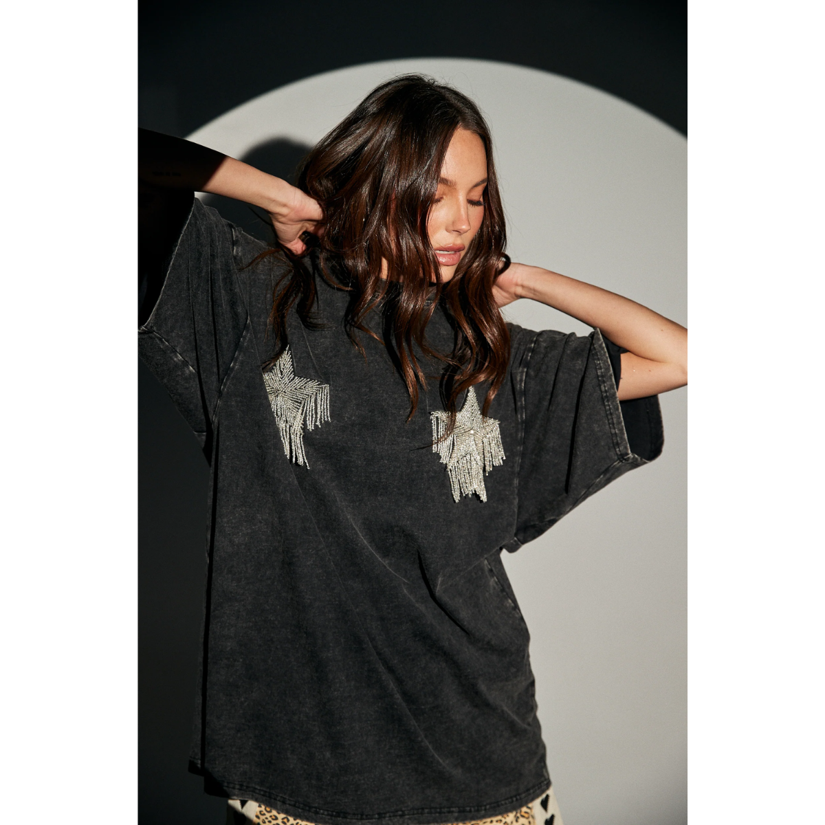 Sabbi Sparkle Titty Tee - Black - Launching 17th Sept at 7pm