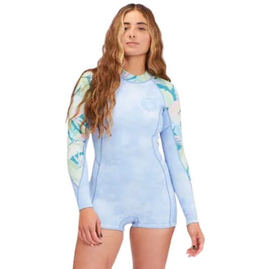 Billabong Spring Fever Long Sleeve Springsuit 2mm - Wave Wash