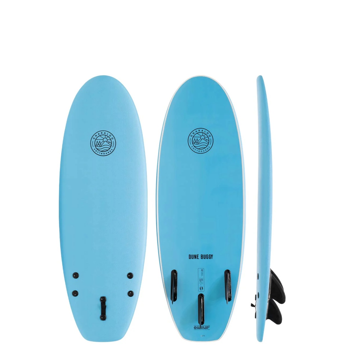 Gnaraloo Dune Buggy Soft Board 4'10ft - Blue