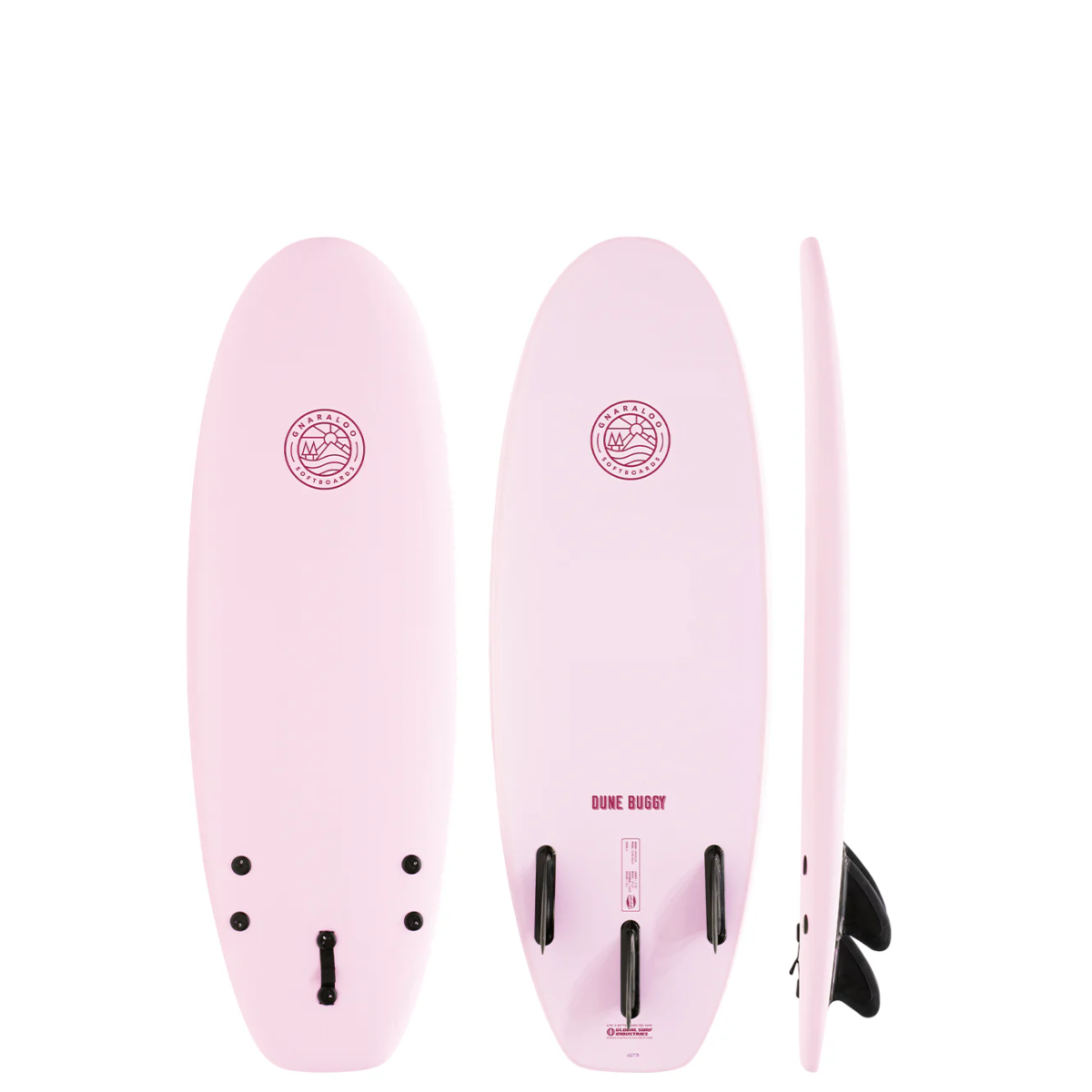 Gnaraloo Dune Buggy Soft Board 4'10ft - Pink