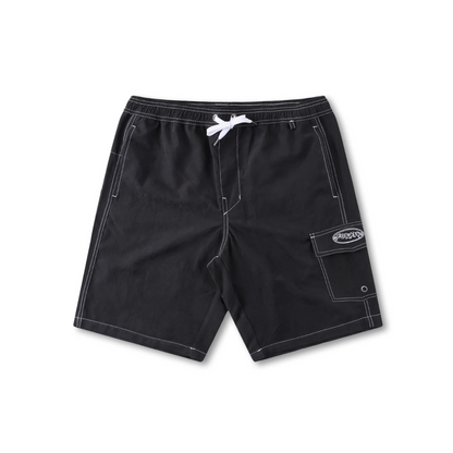 Former Swans Flatline Cargo Boardshort - Black
